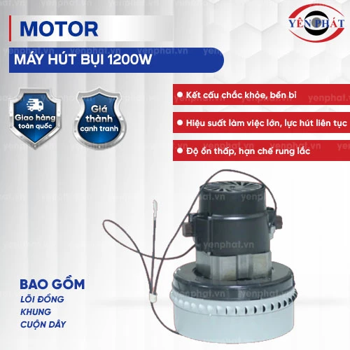 Motor máy hút bụi 1200W 2