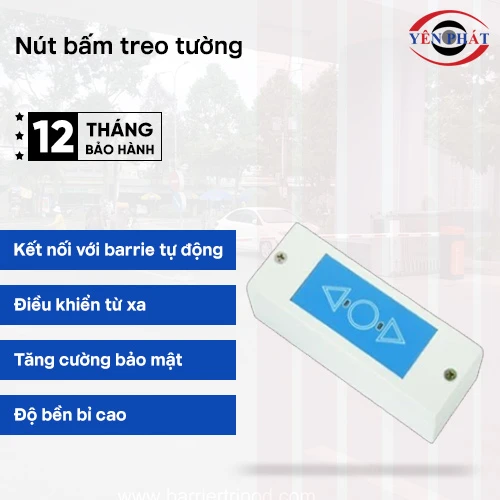 Nút bấm treo tường nối dài cho barrie