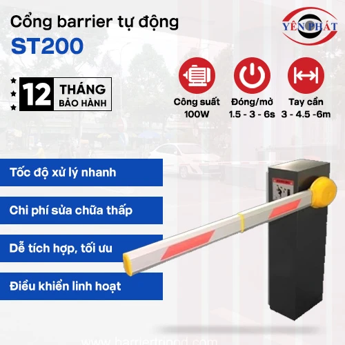 Cổng Barrier tự động ST200 2