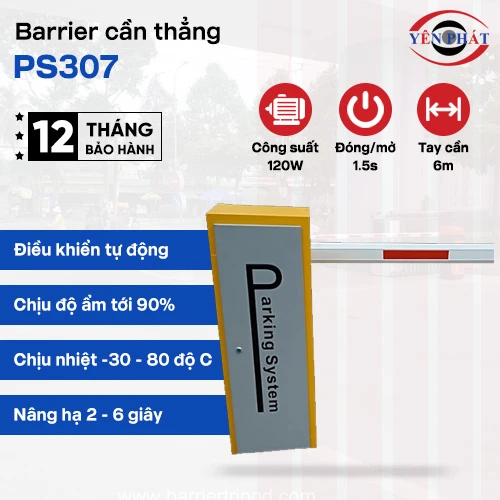 Barrier cần thẳng PS307 2