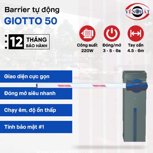 Barrier tự động GIOTTO 50 2