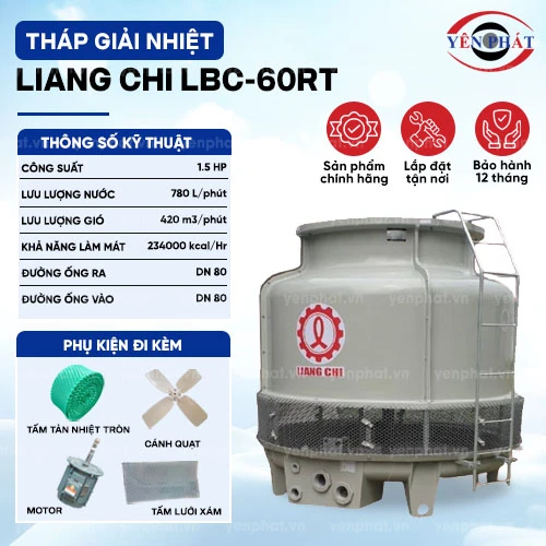Tháp giải nhiệt nước Liang Chi LBC-60RT 2
