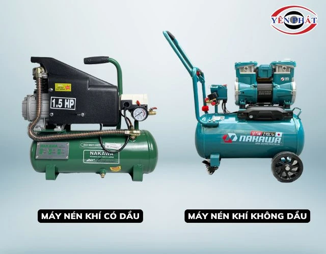 Chọn kiểu thiết kế máy nén khí Nakawa theo yêu cầu thực tế
