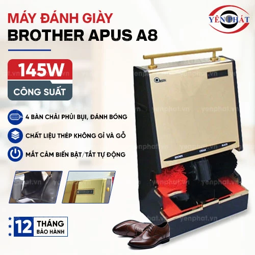 Máy đánh giày văn phòng Brother Apus A8 2