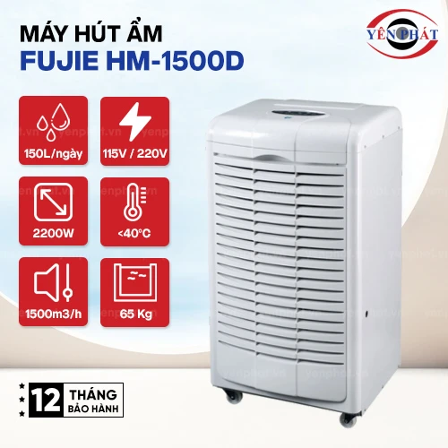 Máy hút ẩm công nghiệp FujiE HM-1500D 2