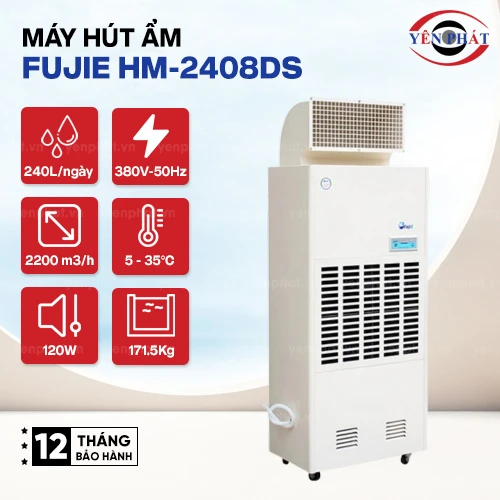 Máy Hút Ẩm Công Nghiệp FujiE HM-2408DS 2