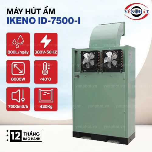 Máy hút ẩm đẳng nhiệt IKENO ID-7500-I 2