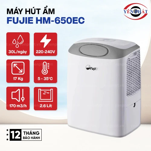 Máy Hút Ẩm FujiE HM-650EC 2