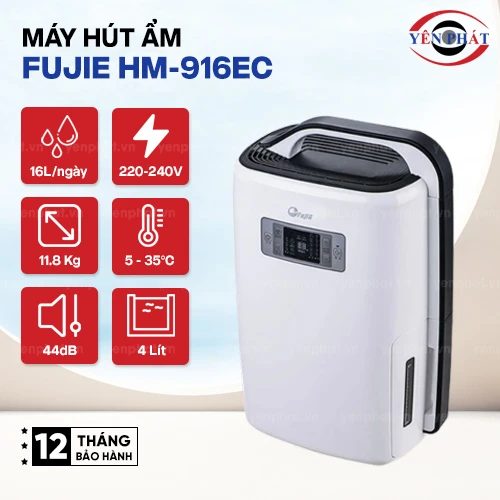 Máy Hút Ẩm FujiE HM-916EC 2