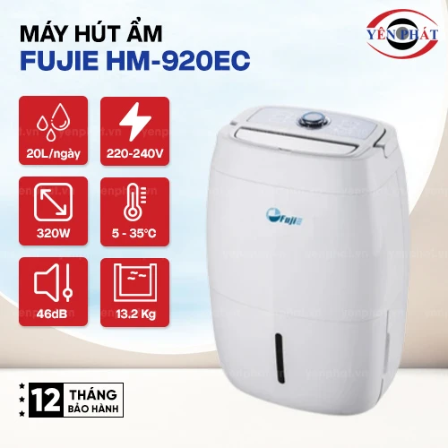 Máy hút ẩm gia đình FujiE HM-920EC 2