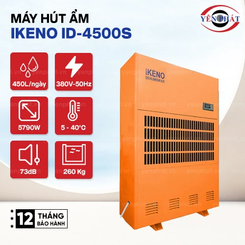 Máy hút ẩm IKENO ID-4500S (450lít/ngày) 2