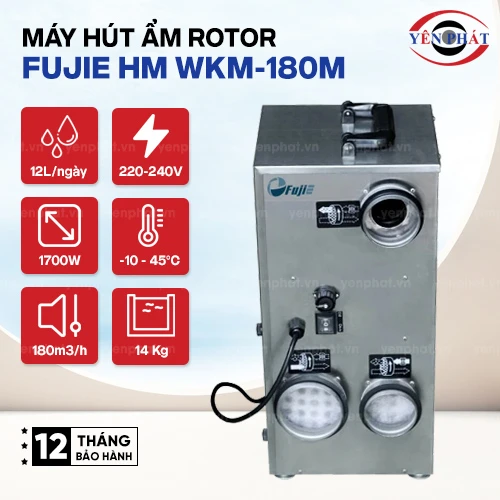 Máy hút ẩm Rotor FujiE HM WKM-180M 2