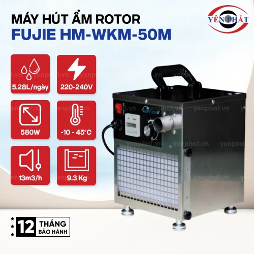 Máy hút ẩm Rotor FujiE HM-WKM-50M 2