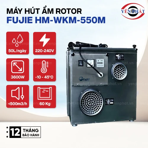Máy Hút Ẩm Rotor FujiE HM-WKM-550M 2