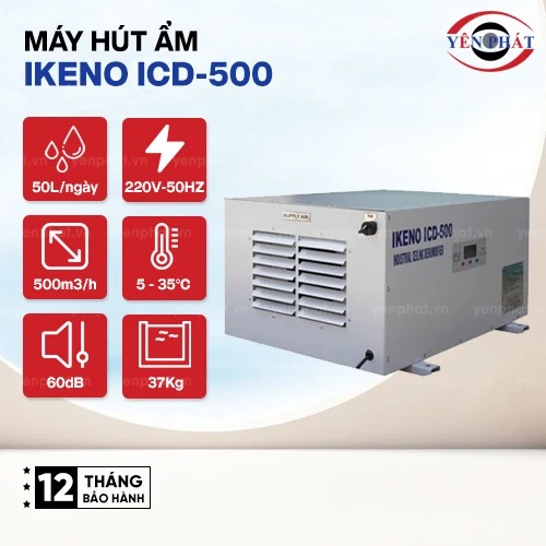 Máy hút ẩm treo trần IKENO ICD-500 2