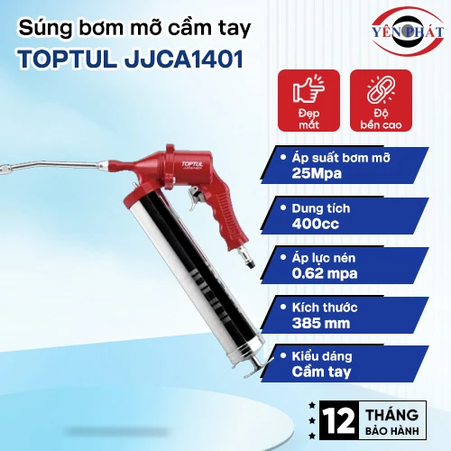 Súng bơm mỡ cầm tay Toptul JJCA1401 2