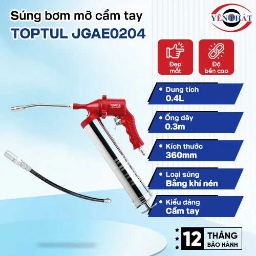 Súng bơm mỡ bò cầm tay Toptul JGAE0204 2
