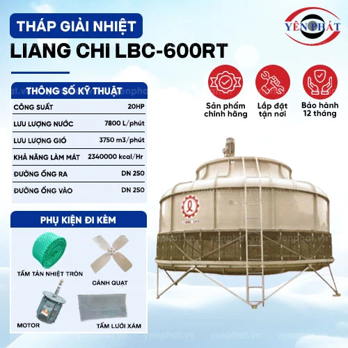 Tháp giải nhiệt Liang Chi LBC-600RT 2