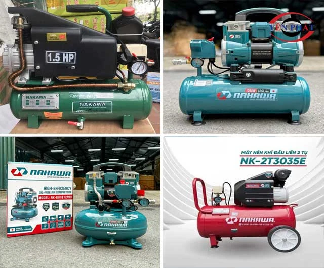 Đôi nét về thương hiệu máy nén khí Nakawa
