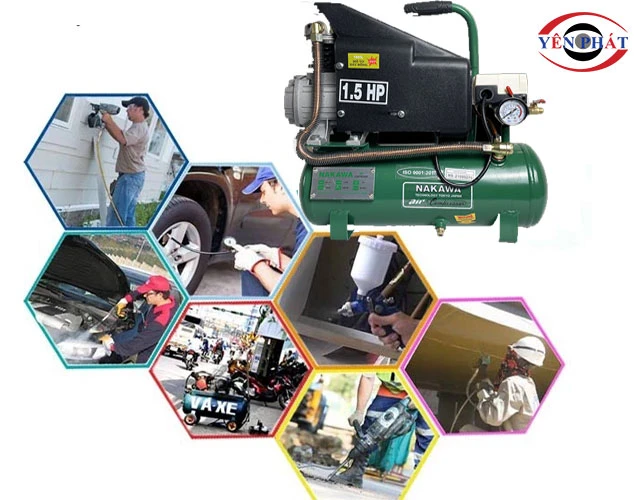 Những ứng dụng nổi bật của máy nén hơi Nakawa trong thực tế
