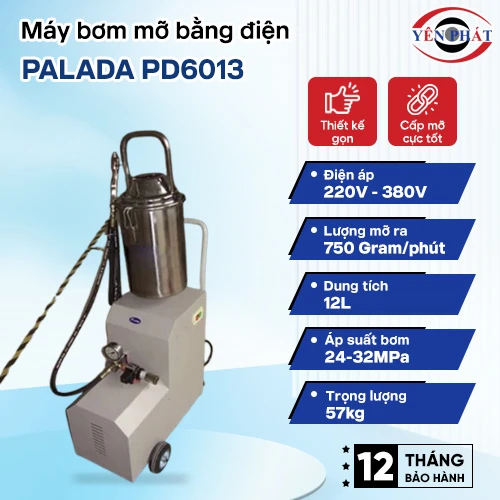 Bơm mỡ bằng điện Palada PD6013 2