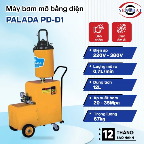 Máy bơm mỡ bằng điện Palada PD-D1 2