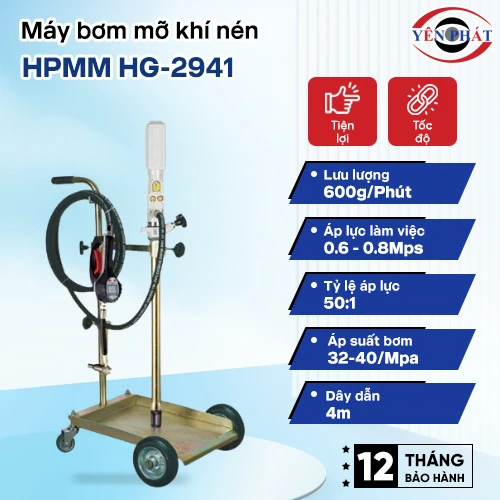 Máy bơm mỡ bằng khí nén HPMM HG-2941 2