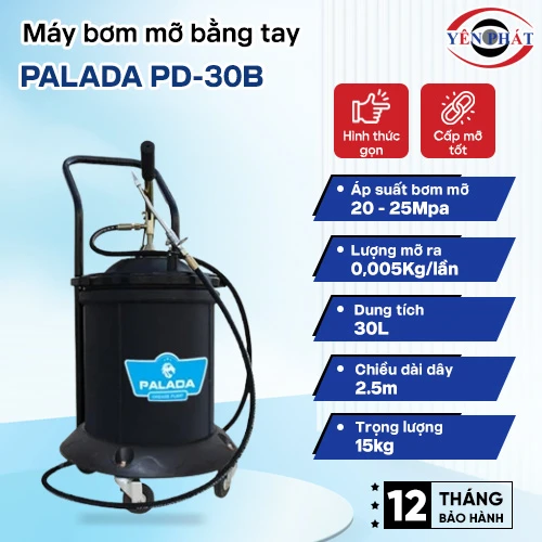 Máy bơm mỡ bằng tay Palada PD-30B 2