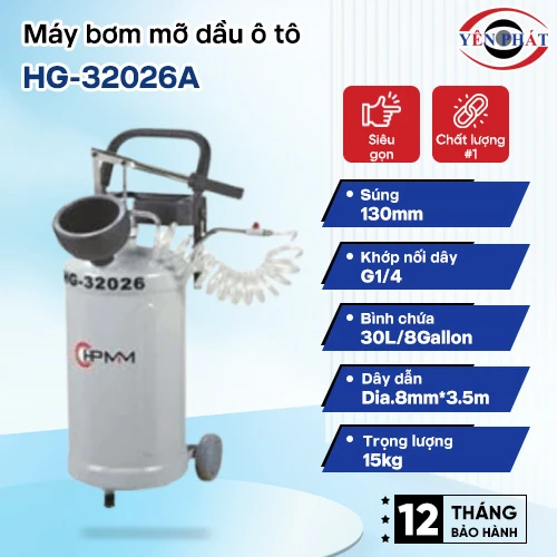 Máy bơm mỡ dầu ô tô HG-32026A 2