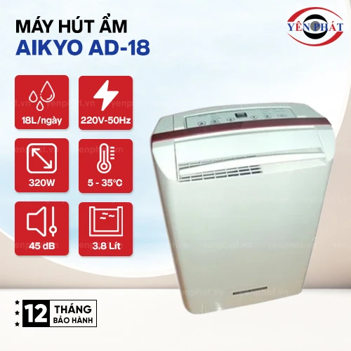 Máy hút ẩm Aikyo AD-18 2