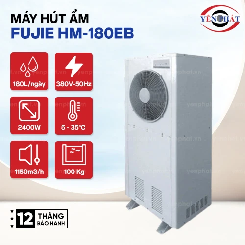 Máy hút ẩm công nghiệp FujiE HM-180EB 2
