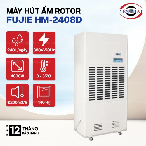 Máy hút ẩm công nghiệp FujiE HM-2408D 2