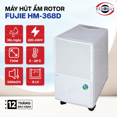 Máy hút ẩm công nghiệp FujiE HM-368D 2