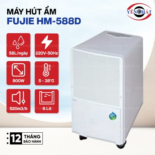 Máy hút ẩm công nghiệp FujiE HM-588D 2