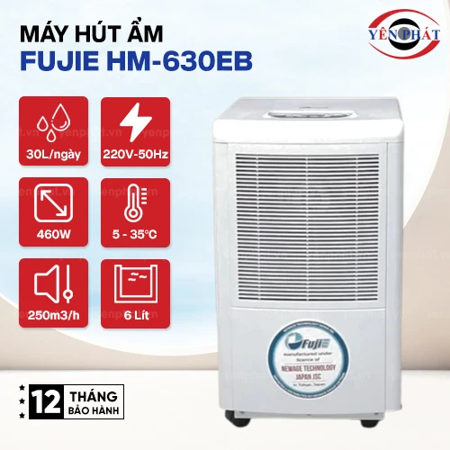 Máy hút ẩm công nghiệp FujiE HM-630EB 2