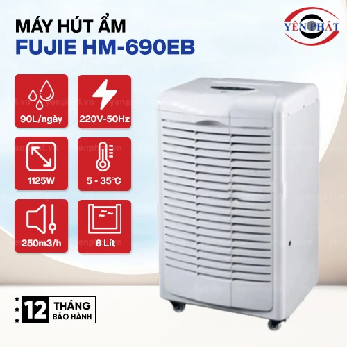 Máy hút ẩm công nghiệp FujiE HM-690EB 2