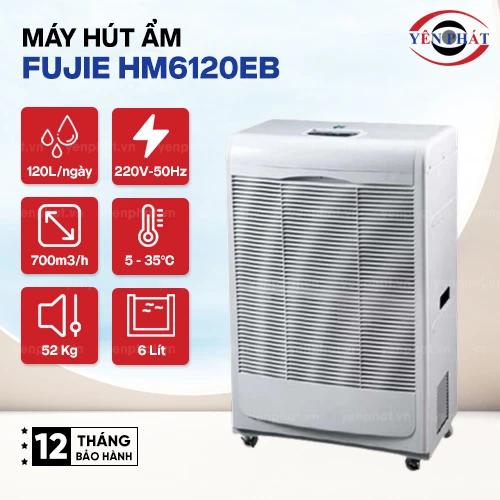 Máy hút ẩm công nghiệp FujiE HM6120EB 2