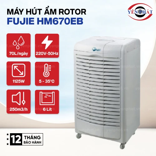 Máy hút ẩm công nghiệp FujiE HM670EB 2