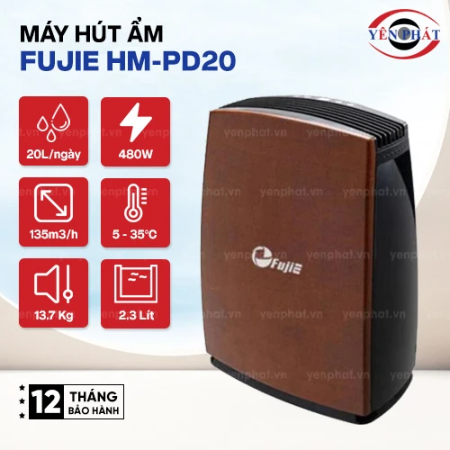 Máy hút ẩm dân dụng FujiE HM-PD20 2