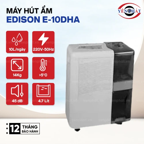 Máy hút ẩm Edison E-10DHA 2