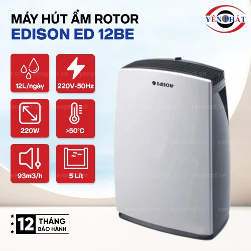 Máy hút ẩm EDISON ED 12BE 2