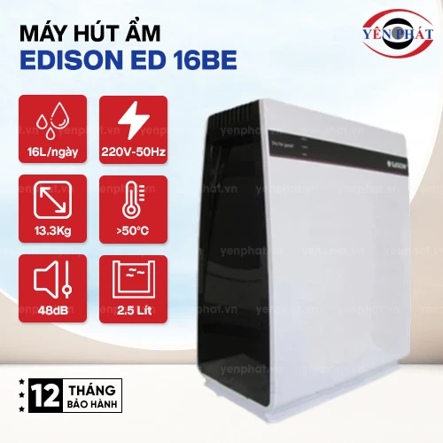 Máy hút ẩm Edison ED 16BE 2