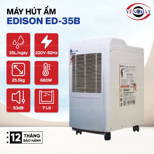 Máy hút ẩm Edison ED-35B 2