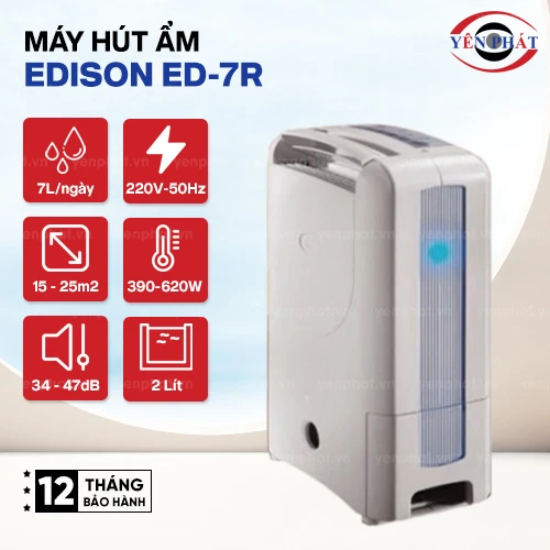 Máy hút ẩm Edison ED-7R 2
