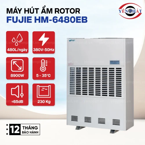 Máy hút ẩm FujiE HM-6480EB 2