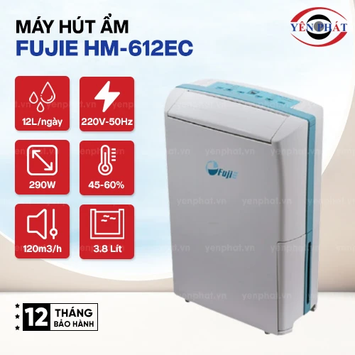 Máy hút ẩm gia đình FujiE HM-612EC 2