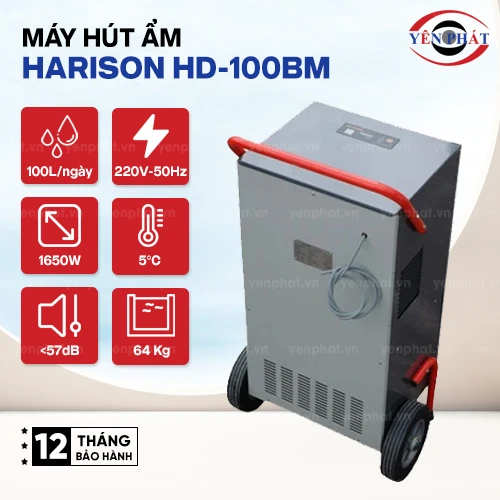 Máy hút ẩm Harison di động HD-100BM 2