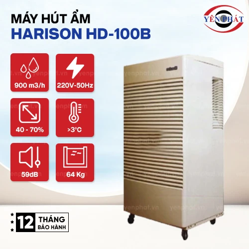 Máy hút ẩm Harison HD-100B 2