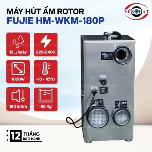 Máy hút ẩm (rotor) FujiE HM-WKM-180P 2