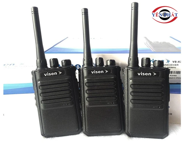 Bộ đàm Visen: Kháng nước, Chống bụi, Pin lâu, Âm thanh rõ